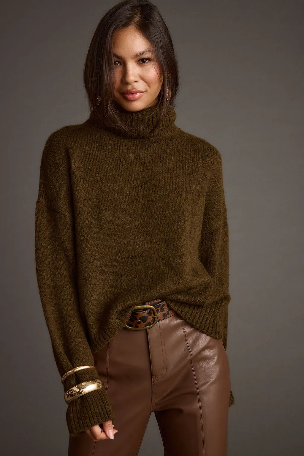 Cedar Oversized Sweater Turtleneck