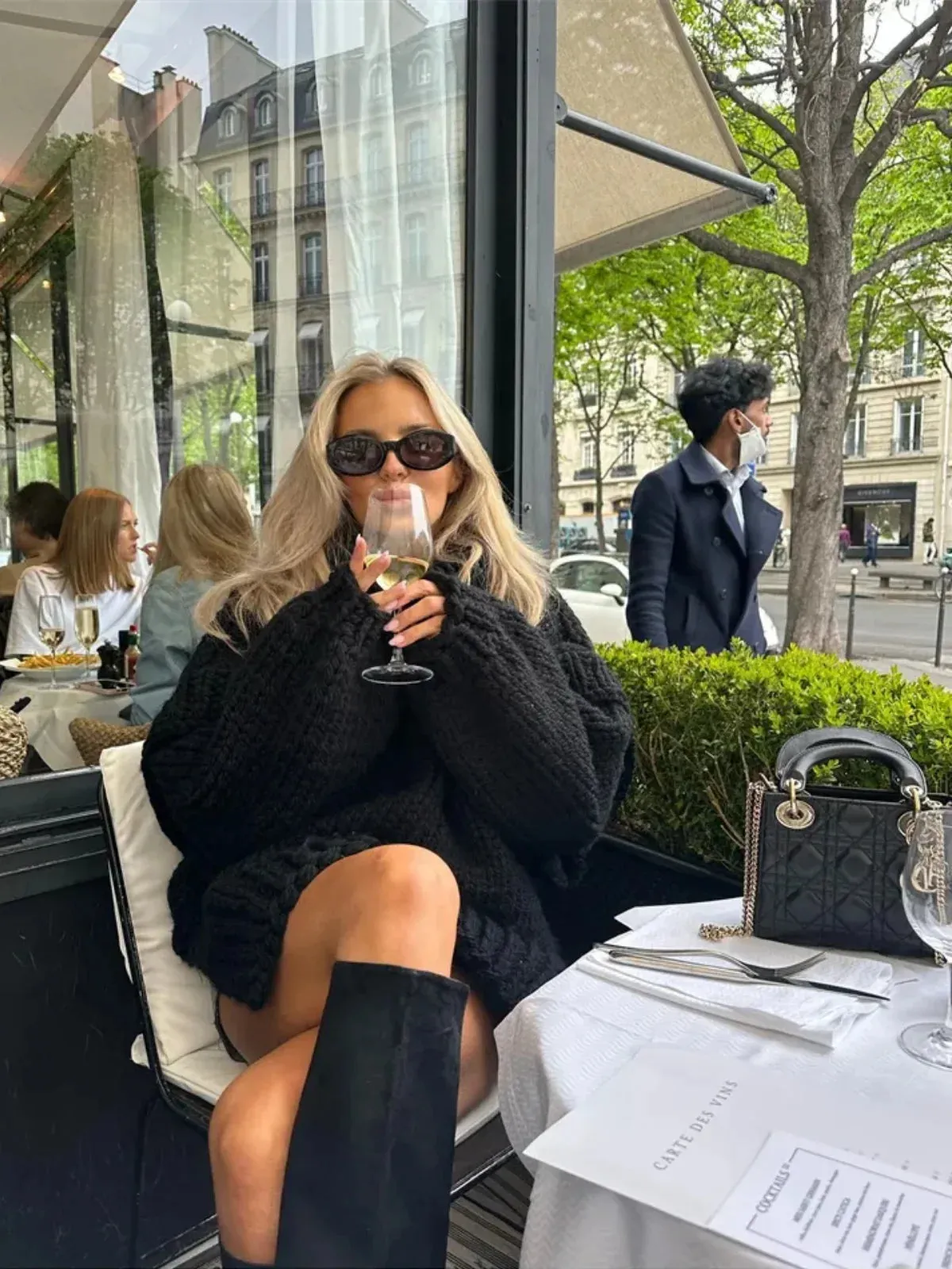 Cozy Knit Oversized Turtleneck Sweater