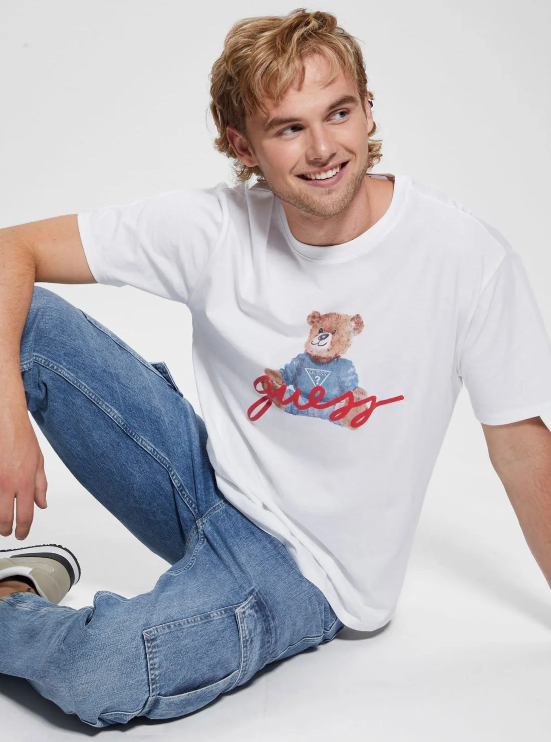 Eco White Teddy T-Shirt