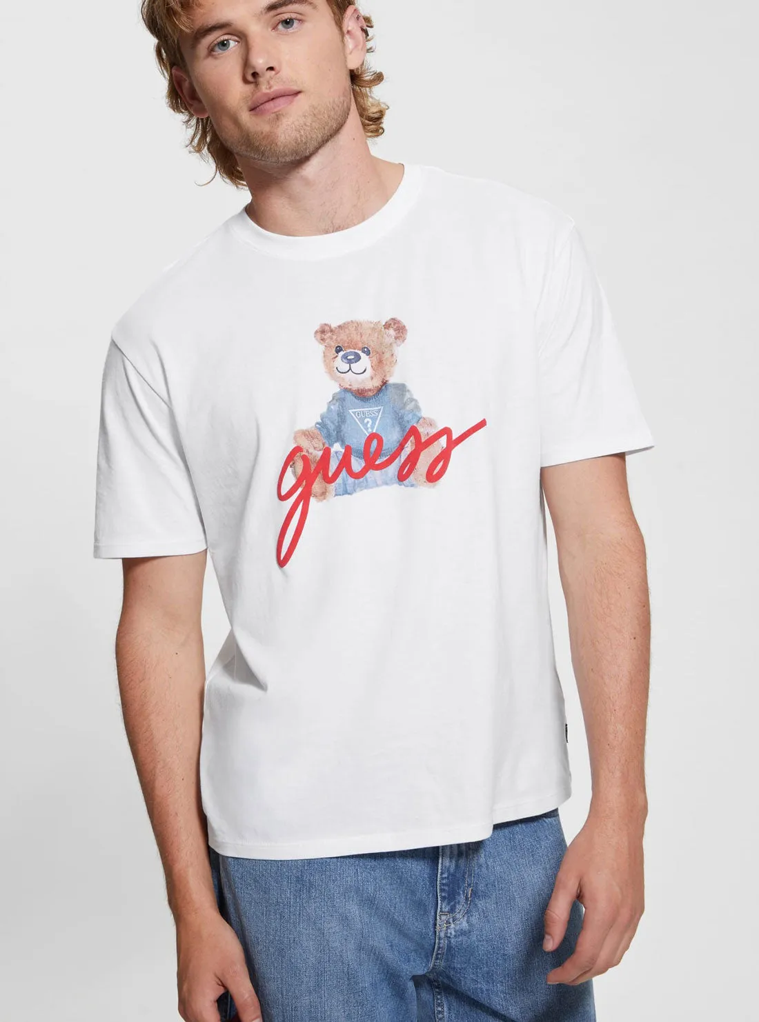 Eco White Teddy T-Shirt