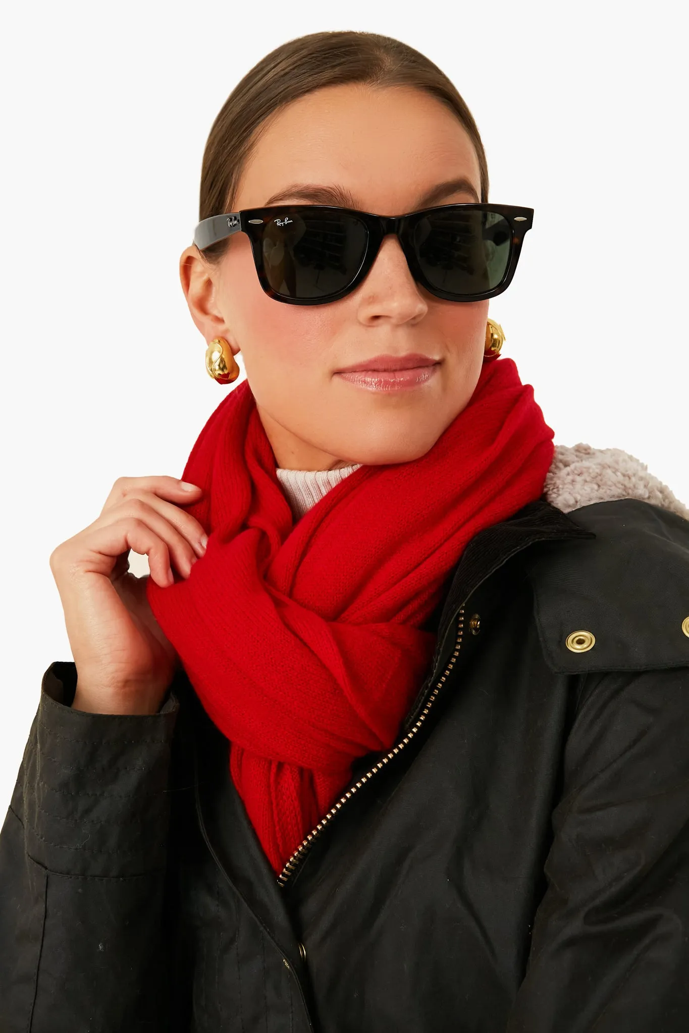 Exclusive Red Cashmere Travel Wrap