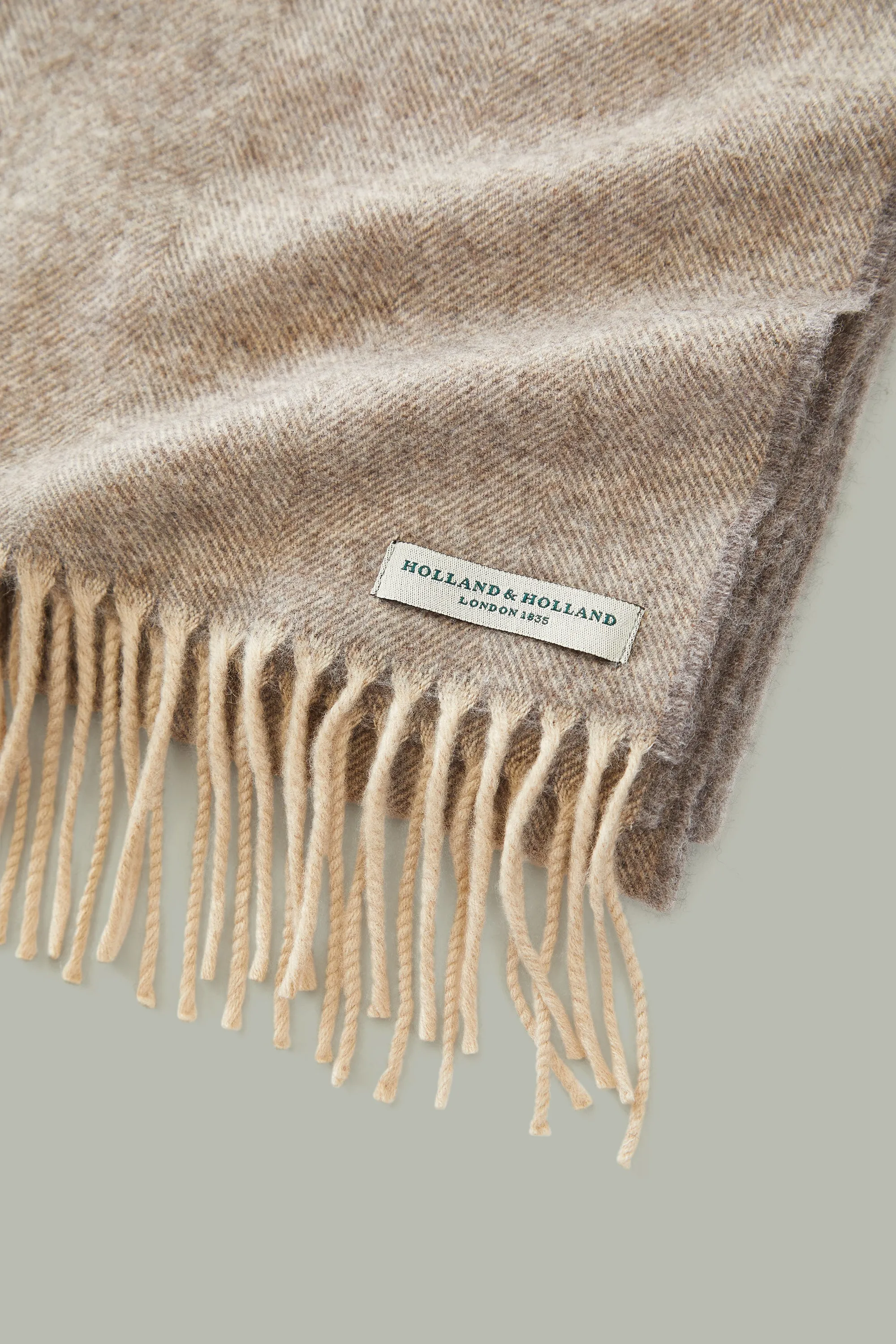Harrow Cashmere Stole [HAZEL]