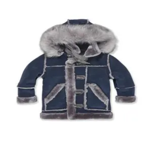 Jordan Craig LEGACY EDITION DENALI SHEARLING COAT Boys - MIDNIGHT SMOKE
