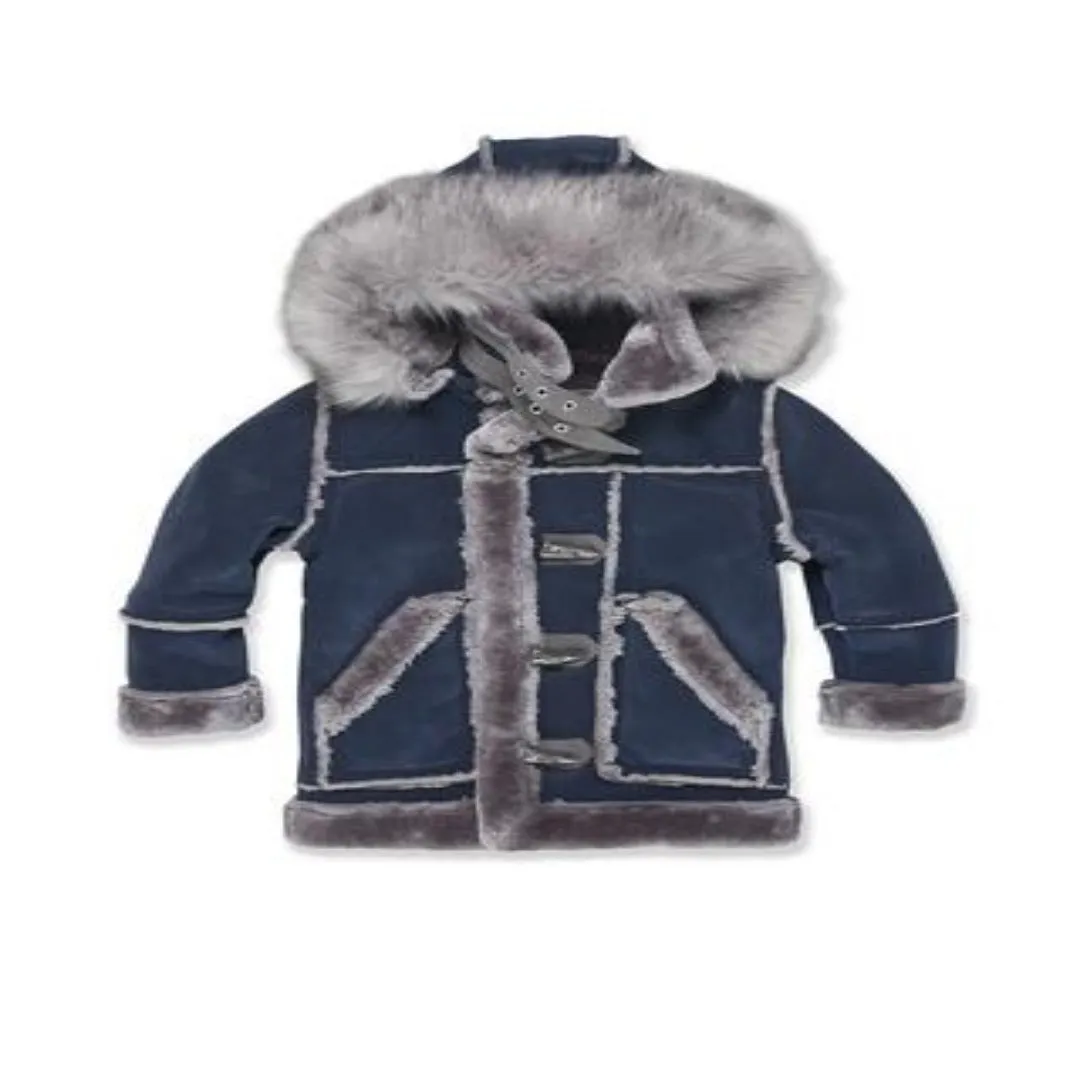 Jordan Craig LEGACY EDITION DENALI SHEARLING COAT Boys - MIDNIGHT SMOKE