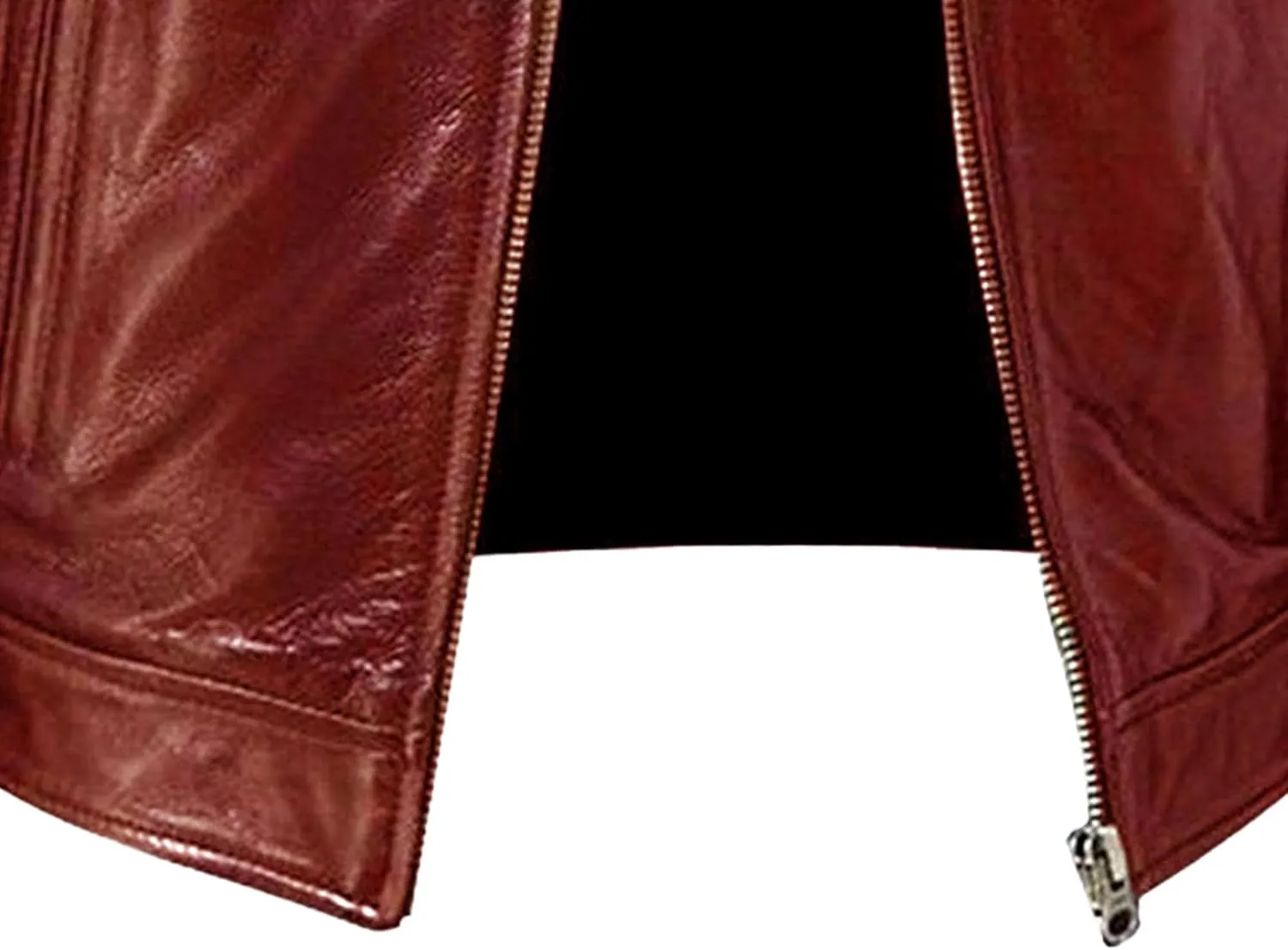 Mens Stand Collar Leather Jacket Casual Biker Motorcycle PU Jackets Slim Fit Motorcyle Lightweight Coat