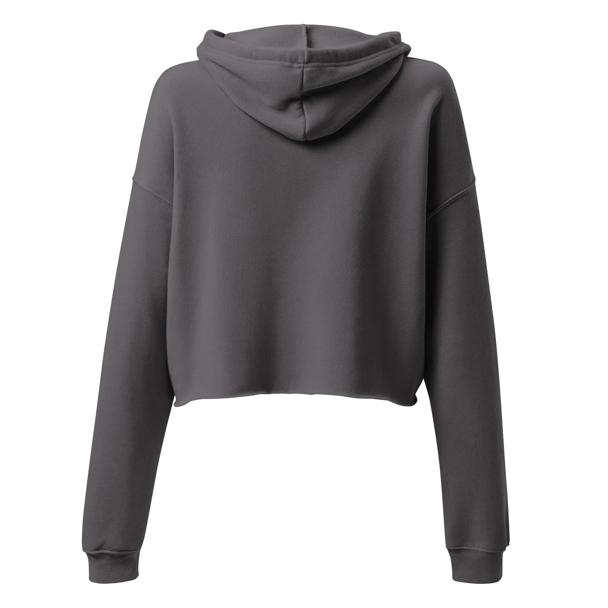 Scottish Highland Cow Embroidered Cropped Hoodie