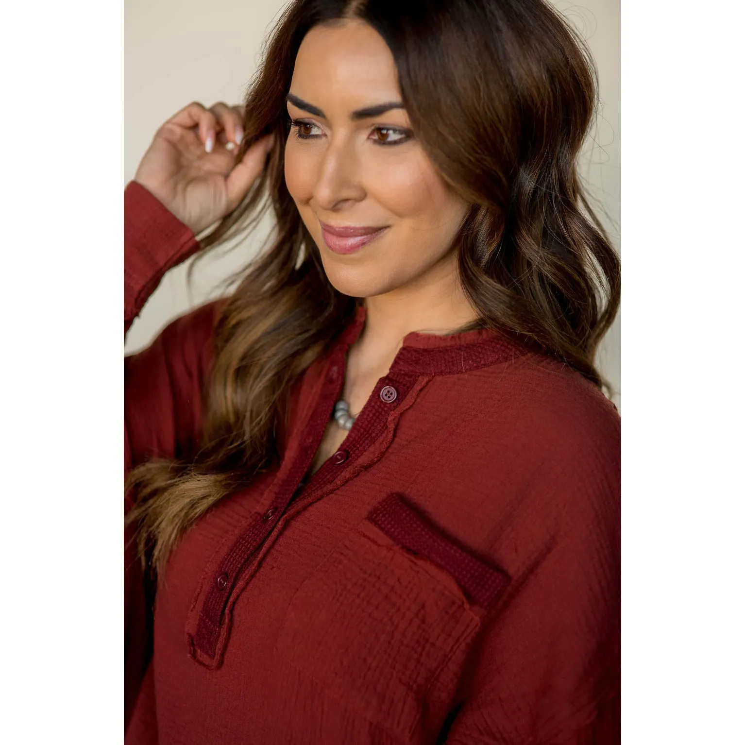 Thermal Trimmed Henley